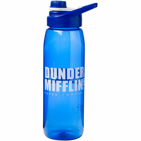 The Office Dunder Mifflin Logo Screw Lid 28 oz Tritan Water Bottle